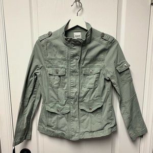Green Casual Jacket